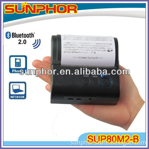 80mm mini pirnter work with PC, tablet, phone